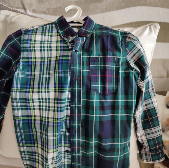 GAP BOYS OXFORD SHIRT MULTI - Picture 5 of 6